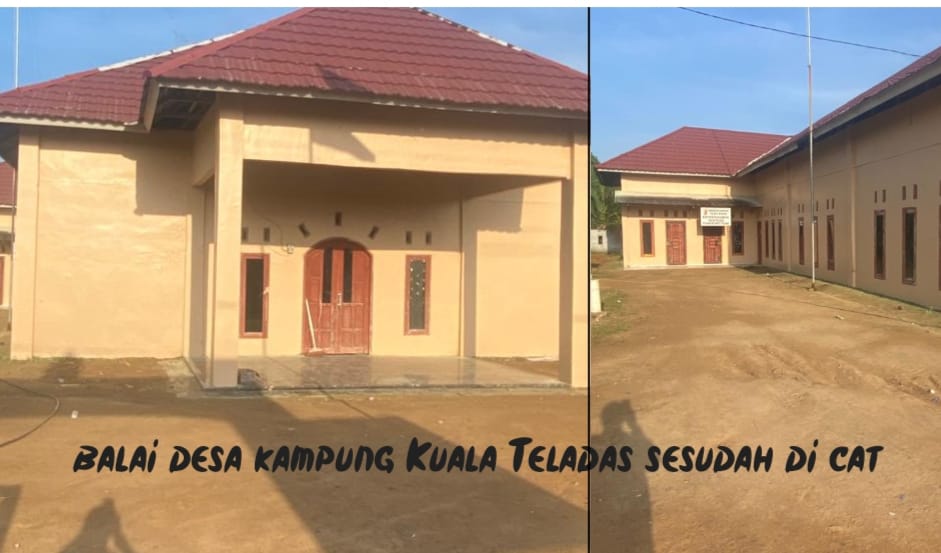 Kepala Kampung PAW Kuala Teladas Terpilih, Belum di Lantik Tetapi Sudah Memperbaiki Jalan Provinsi Menggunakan Dana Pribadi