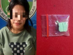 Diduga Memiliki Narkotika Jenis Ekstasi Seorang Gadis Diamankan Satuan Reserse Narkoba Polres Lampung Tengah