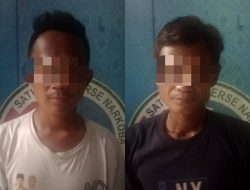 Satuan Reserse Narkoba Polres Lampung Tengah Berhasil Mengamankan 2 Warga Yang Hendak Memakai Narkotika Jenis Sabu