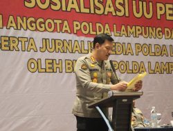 Polda Lampung Gelar Sosialisasi UU Pers