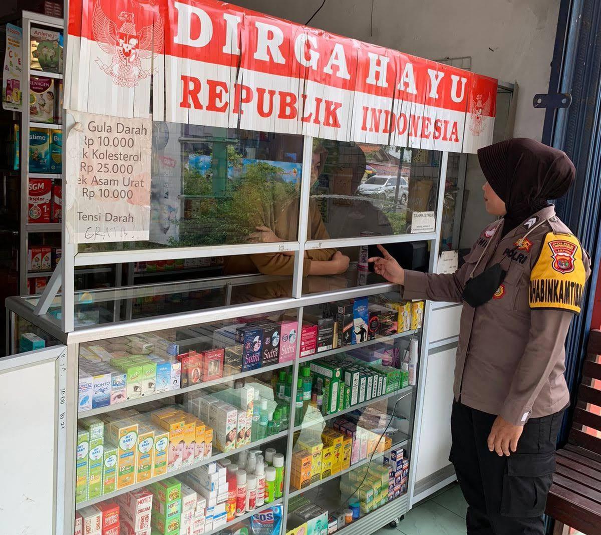 Polres Lampung Tengah Dan Jajaran Terus Lakukan Pengecekan Sekaligus Imbauan Kepada Apotek