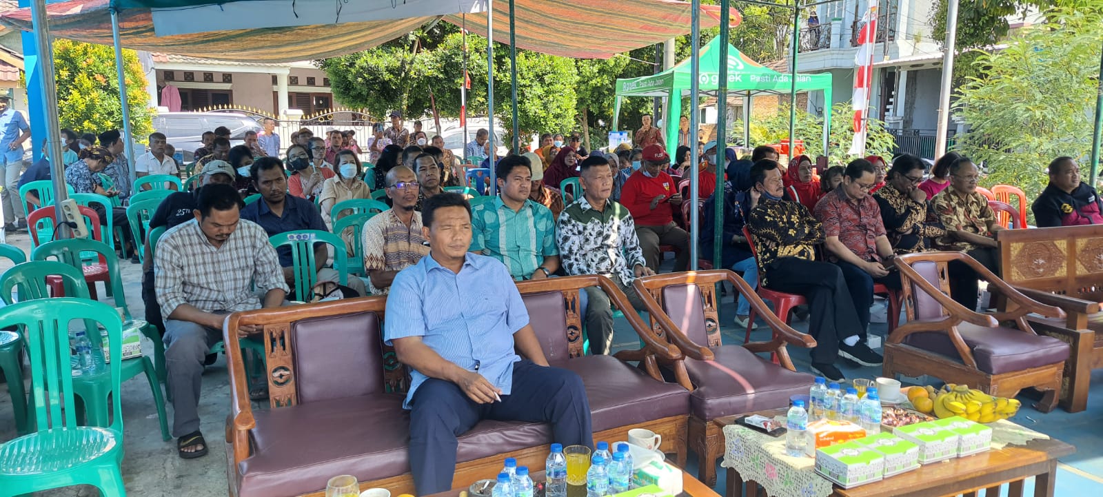 Pelantikan Ketua RT di Desa Gelam Jaya Sangat Meriah