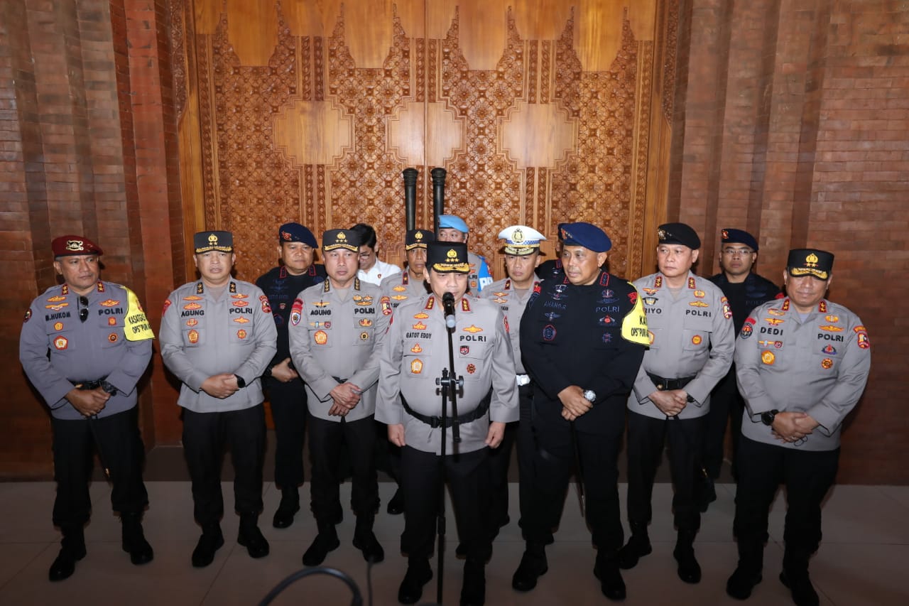 Polri Gelar Latihan Pengamanan KTT G20 di Bali