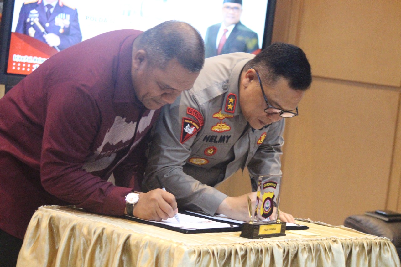 Tingkatkan Kualitas SDM, Polda Gorontalo Rangkul Universitas Negeri Gorontalo (UNG)