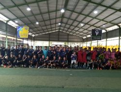 Panit Binmas Polsek Tualang Membuka Secara Resmi Pertandingan Futsal