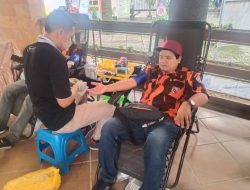 Donor Darah, Pemuda Pancasila Jember Hasilkan Puluhan Kantong Darah