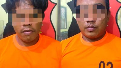 Tim Tekab 308 Polsek Kalirejo Polres Lampung Tengah Berhasil Amankan Dua Pelaku Yang Diduga Pencetak Dan Pengedar Uang Palsu
