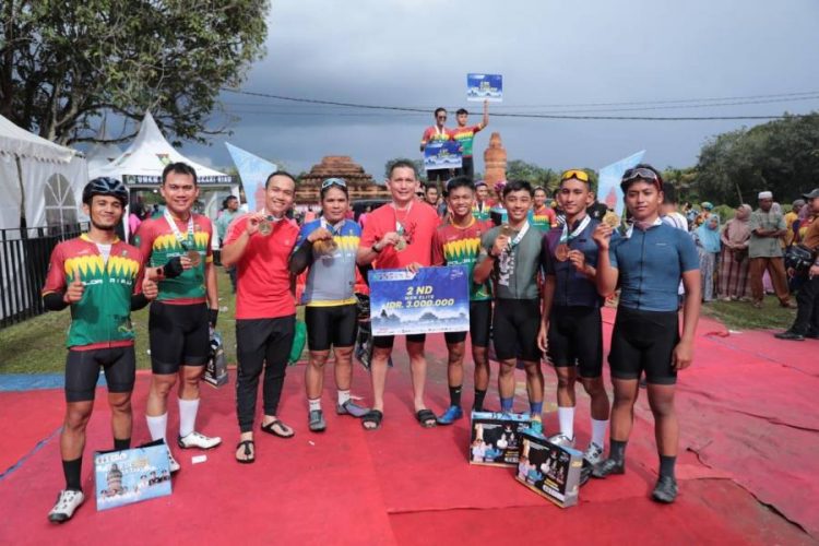 Tempuh 126 KM, Tim Gowes Polda Sumut Raih Juara II Tour De Muara Takus