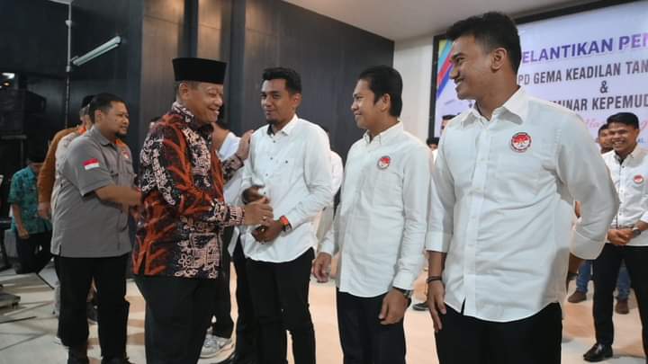 Walikota Tanjungbalai Menghadiri Pelantikan Pengurus DPD Gema Keadilan Kota Tanjungbalai