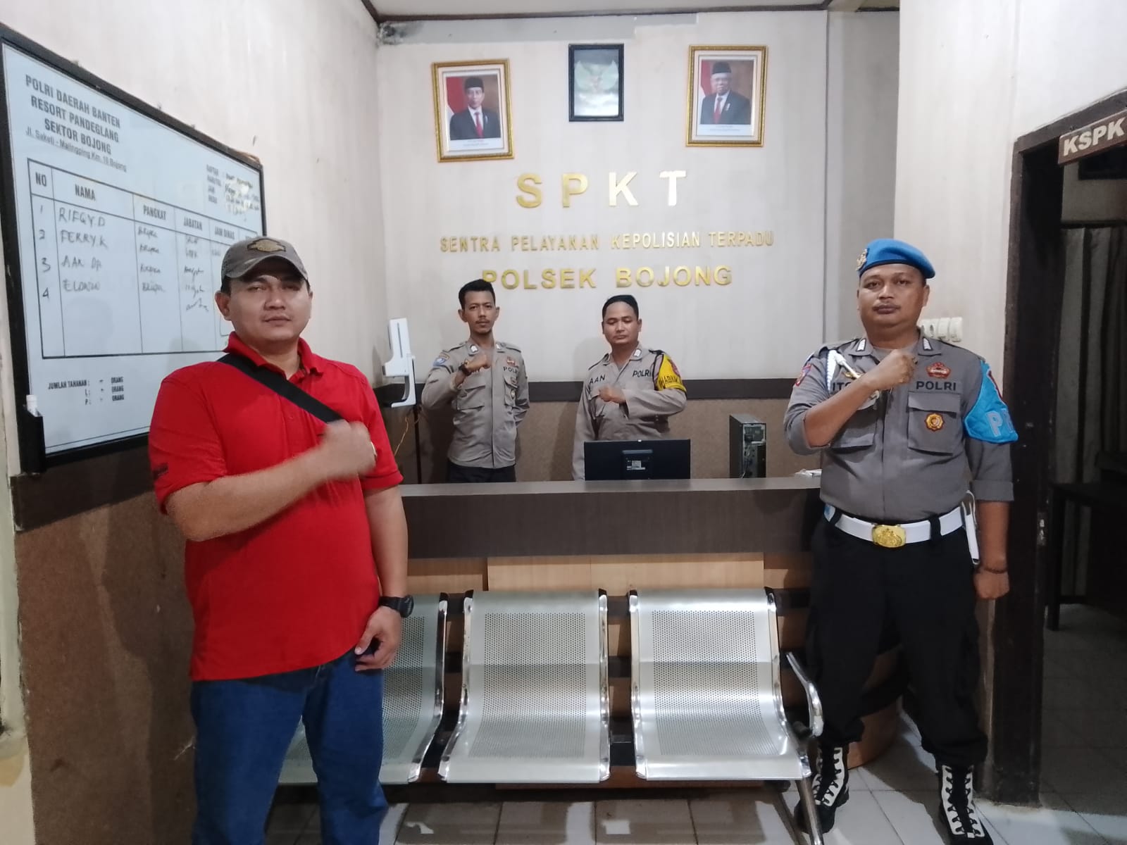 Patroli Gabungan Satpol-PP-TNI-POLRI Melakukan Patroli Gabungan Diwilayah Kecamatan Bojong