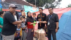 Komunitas Motor CMCS Curug Tangerang, Alumni STM 4 Cikokol Serta Lembaga PSR Tanara Banten Menyerahkan Bantuan Indomie dan Donasi Kepada Korban Gempa Cianjur