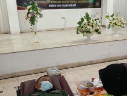 Baksos Donor Darah Ketua Persit Kartika Chandra Kirana Cabang XXIII Kodim 0509 Kabupaten Bekasi Sukseskan HUT Kodam Jaya/Jayakarta ke 73