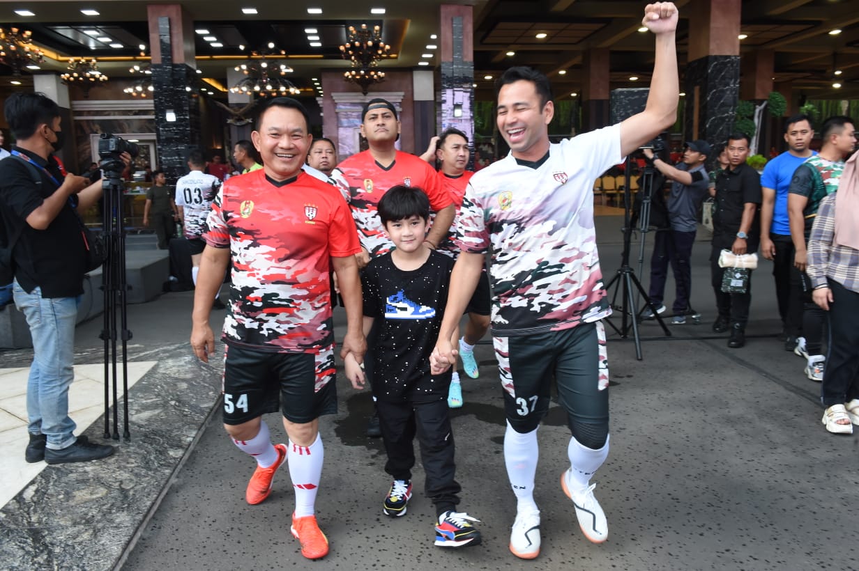 Fun Game Football, Tim Pati TNI AD Kalahkan Tim Selebritis