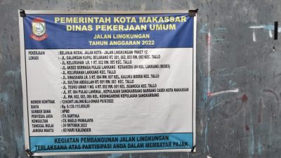Pengerjaan Proyek Akses Dermaga Pulau Lakkang Kera-kera Unhas, Menuai Protes Warga 