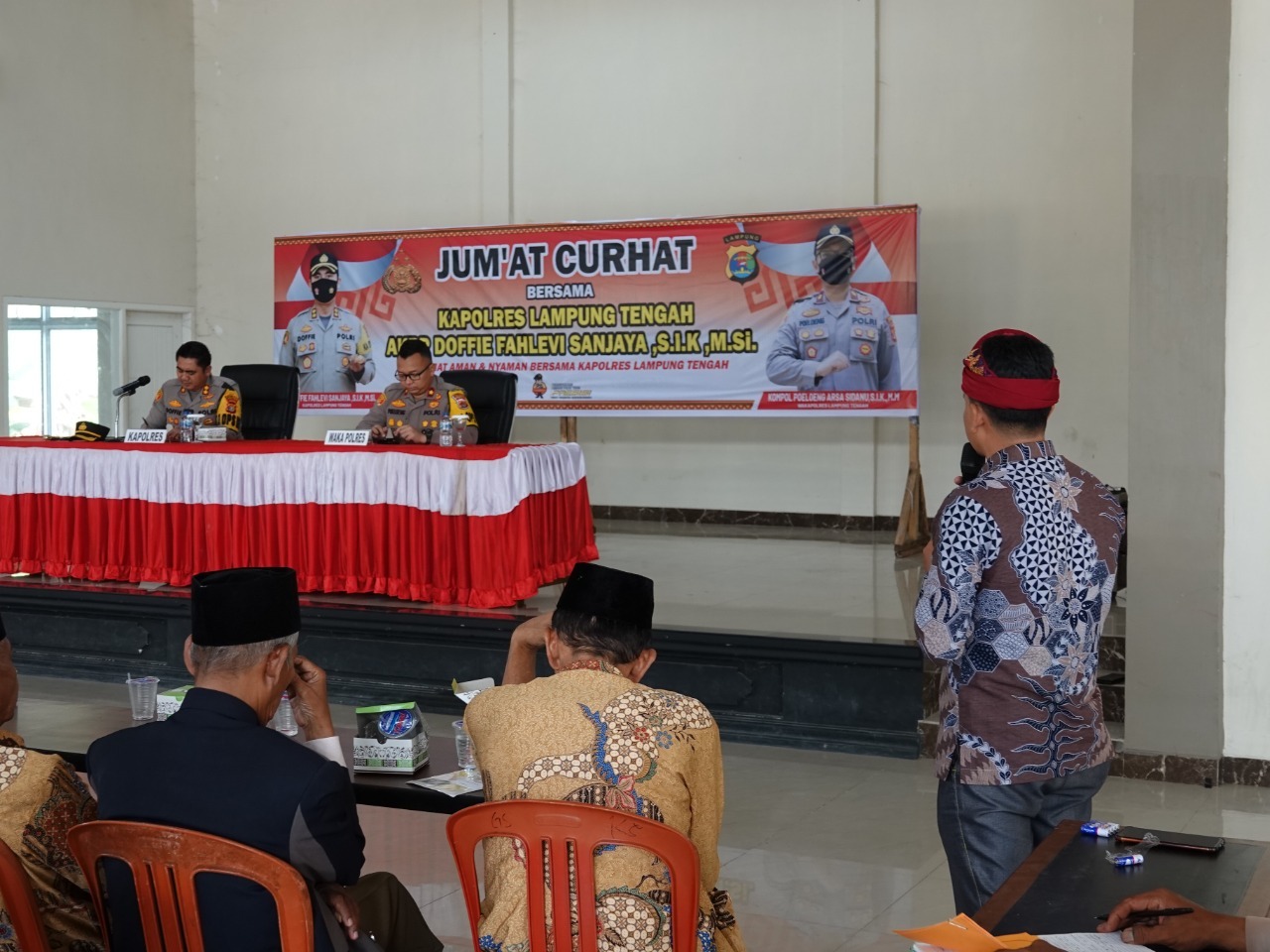 Terima Aspirasi Masyarakat, Polres Lampung Tengah Gelar Curhat Bareng Kapolres 
