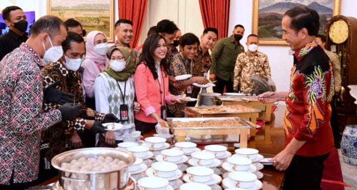 Presiden Jokowi Silaturahmi Dengan Wartawan Istana