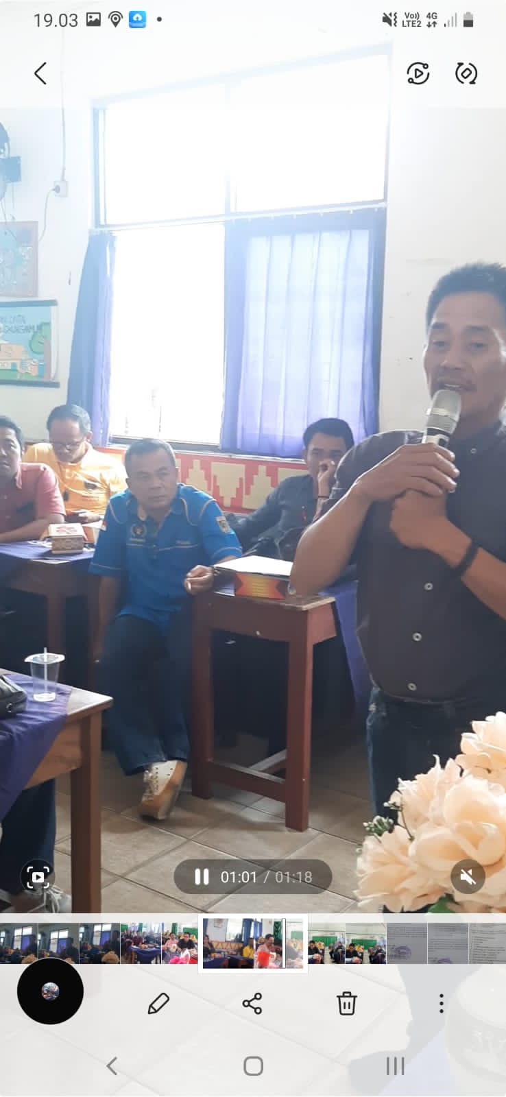 K3S SD Kecamatan Terusan Nunyai Melakukan Rapat Bersama Awak Media