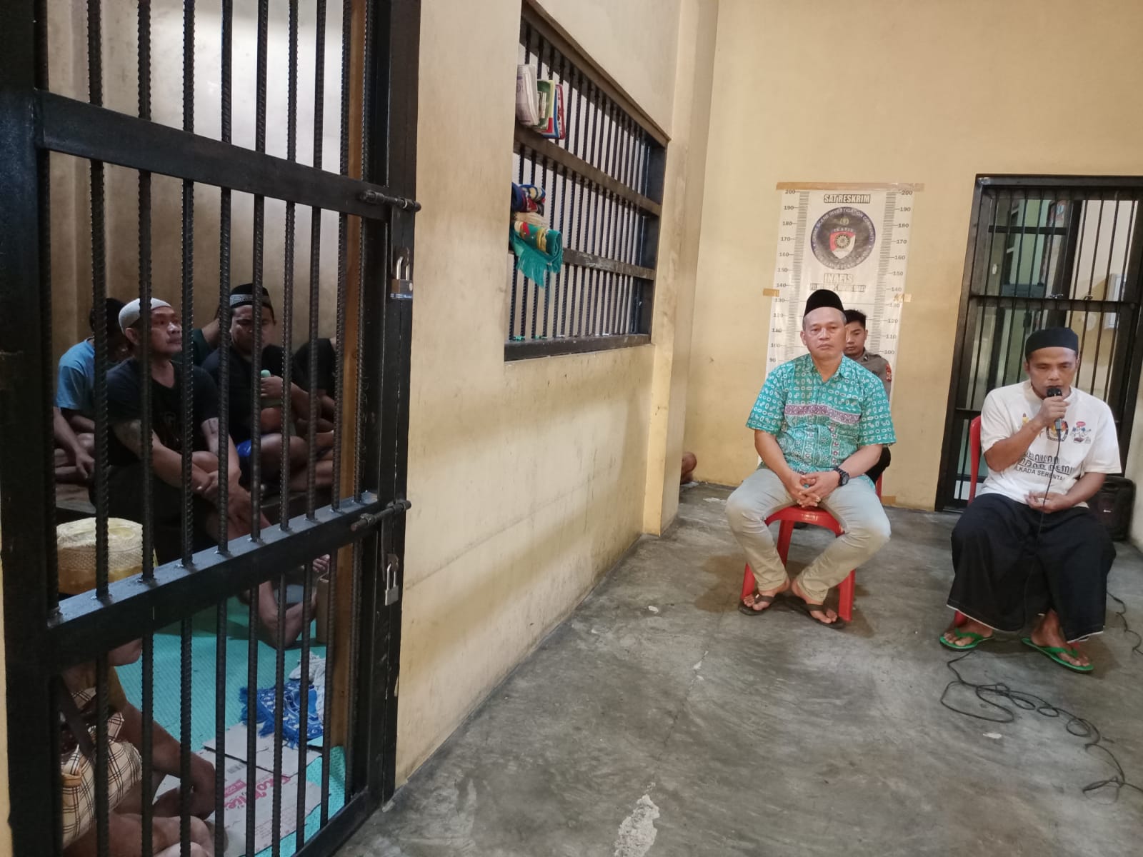 Sat Tahti Polres Tulang Bawang Barat Ajak Tahanan Perbaiki Kualitas Diri dan Tingkatkan Keimanan Lewat Binrohtal