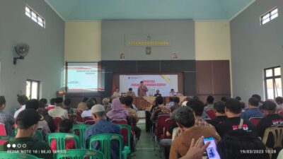 Sosialisasi Penguatan Demokrasi Daerah Di Ikuti BPD Se Kecamatan Pekuncen
