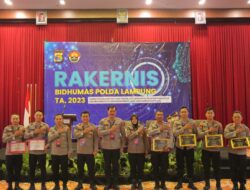 Kapolda Lampung buka Rakernis Bidhumas Polda Lampung Th 2023