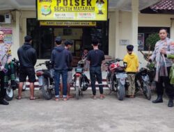 Polres Lampung Tengah Berhasil Mengamankan 6 Orang Remaja Yang Diduga Terlibat Perang Sarung Dan Mercon