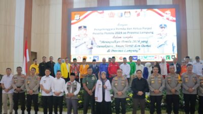 Ciptakan Pemilu Aman dan Damai, Kapolda Lampung Adakan Silahturahmi Bersama Penyelenggara Pemilu dan Ketua Parta Politik Peserta Pemilu 2024