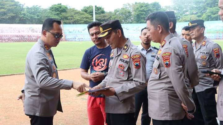 Polres Jepara Siap Amankan Pertandingan Persahabatan Persijap vs PSIS Di Stadion Gelora Bumi Kartini